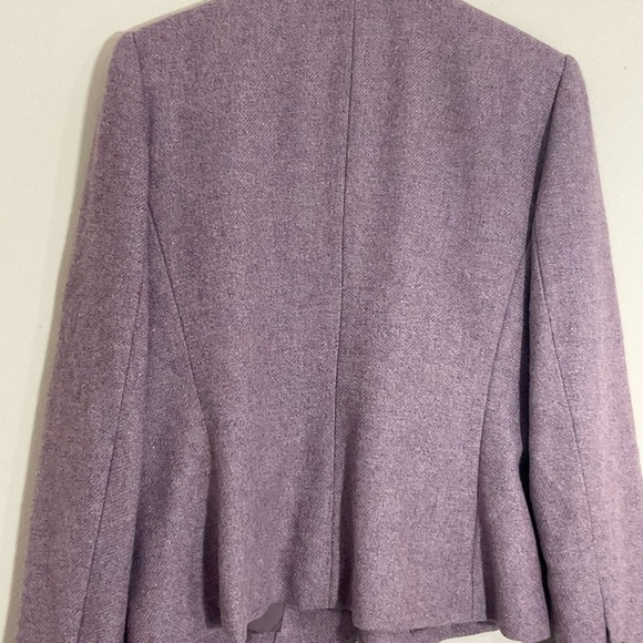 Chaps Petite Light Purple Wool Blend Blazer Womens Size 14P - Picture 5 of 12